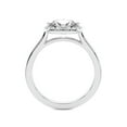thumbnail image 2 of IGI Certified 3 Carat Radiant Shape Lab Grown Diamond Engagement Ring | 14K White Gold | Harriet Halo Diamond Ring | FG-VS1-VS2 Quality Friendly Diamonds, 2 of 6