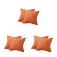 thumbnail image 4 of Fundas de almohada Cateissary 2 piezas decorativas Naranja 3Conjunto, 4 of 6