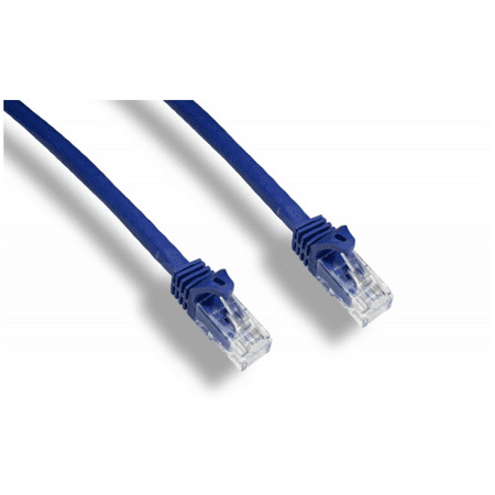 Plus Category 6 Patch Cord - 10ft Cat6 UTP 550MHz Copper Patch Cable Category 6 Unshielded Twisted Pair Snagless Network Internet Cord Molded Boots Purple