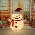 thumbnail image 1 of Xihbxyly Luces Navideñas para Exterior, Figuras Led de Papá Noel y Muñeco de Nieve, 40 Luces Led, Fácil Montaje, Diseño Plegable, Decoración para Jardín y Patio, Ambiente Festivo, Estructura de Metal, 1 of 3