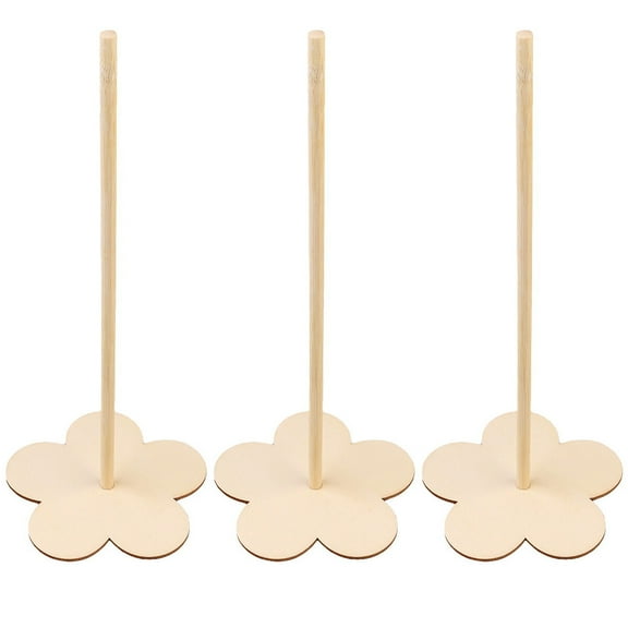 Zehuanyu 3 Pcs Cake Pop Stand Candy Cart Display Board Baby 30×10.8CM Khaki