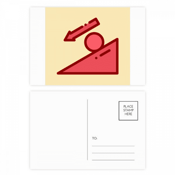 Sphere Bevel Creep Down Dynacs Postcard Set Birthday Mailing Thanks Greeting Card
