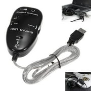 Guitar to USB PC Mac MIDI Interface Link Audio Adapter Guitar Amp Bass