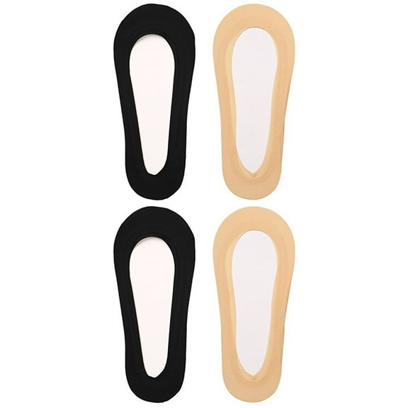 8 Pairs Women’s Low Cut Socks Ultra Sweat-Absorbent Black Flat Boat Invisible