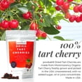 thumbnail image 3 of powbab Dried Tart Cherries Unsweetened - 100% USA Grown Organic Montmorency Tart Cherry. No Sugar Added, No Oil, No Juice Concentrate. Unsulfured, Pitted Sour Cherries. No Sulfites. (3.2 oz), 3 of 3