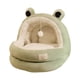 thumbnail image 1 of Cama para gatos Yuyangstore cueva semicerrada nido escondite cómodo cojín interior desmontable Grande Verde, 1 of 8