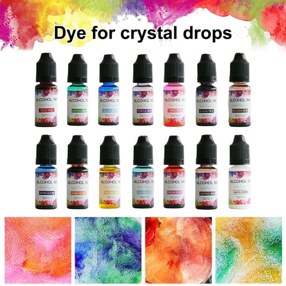 10ML Epoxy Pigment Design Auto-diffusion No Stirring Highly Concentrated Epoxy Resin Dye Liquid Diffusion Pigment for School ,White