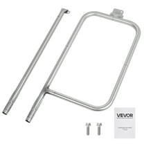 VEVOR Grill Burner Tube for Weber Q3200, Q300 (2013 & earlier), Q320, Q3000 (2014 & newer),23.75 inch 304 Stainless Steel Tube Burner for Weber 404341, 57060001, 586002,Replacement Part 60036, 80385