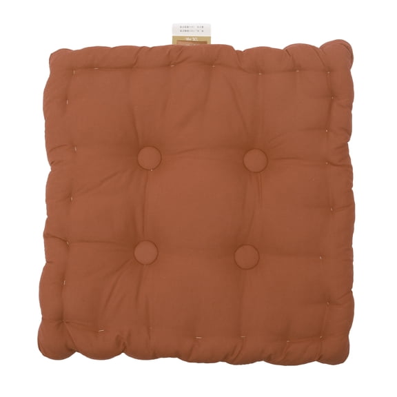 Fyeme Chunky Pads Garden Dining Car Chair Armchair Booster Cotton Cushion Thick Pads Seat Brown 1PC
