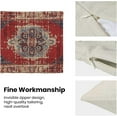 thumbnail image 6 of Boho Pillow Covers 18x18, Red Ethnic Design Outdoor Decorative Throw Pillows for Couch, Carpet Pattern Decor Cushion Cover 2 Pcs Farmhouse Linen Pillowcase for Bed Car Safa, 6 of 6