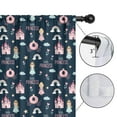 thumbnail image 4 of Blackout Kids Curtains,Dark Blue Little Princess Pattern Childrens Insulated Curtains Set Of 2,Bedroom Essentials,Toddler Room Decor 42"x54", 4 of 5