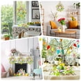 thumbnail image 5 of FXMLRLK 4Pcs Easter Kitchen Cabinet Wreath for Kitchen with Bows Spring Artificial Easter Egg Small Window Wreath for Window Door Farmhouse Easter Party Decorations, 5 of 7