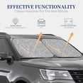 thumbnail image 4 of Cauagu GlitterSilver Cauagu {designName} Print Foldable Car Windshield Sun Shade | Front Windshield Shade for Sun | Fits Small Sedans, Mini SUVs, Hatchbacks-Large, 4 of 6