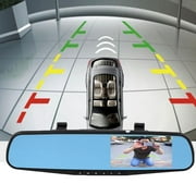 HD 1080P Car Vehicle Traveling Data Record Rear View Mirror Camera G-sensor