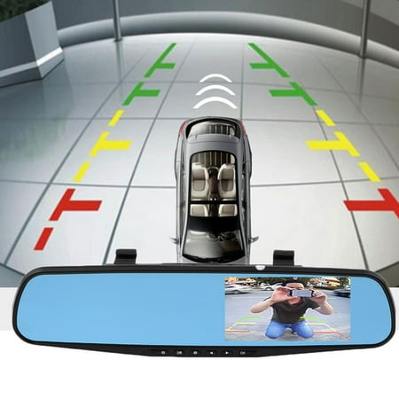 HD 1080P Car Vehicle Traveling Data Record Rear View Mirror Camera G-sensor