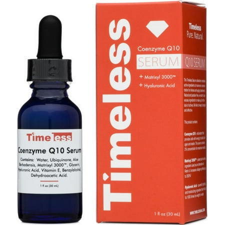 Timeless skin care Coenzyme Q10 Serum + Matrixyl + Hyaluraonic Acid (Best Swiss Skin Care Products)