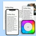 thumbnail image 3 of Compact Pocket Printer with Cool LED Lights - M1 Student-Friendly Thermal Printer Bundle Including 5 Rolls of Thermal Paper, 5 Sticker Sheets, and 3 Colorful Papers, 3 of 6