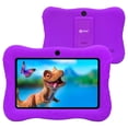 thumbnail image 1 of Contixo - Tablet para niños de 7 pulgadas, 2 GB, 32 GB, Wi-Fi, Android, Bluetooth, control parental, aplicaciones de aprendizaje preinstaladas, funda protectora a prueba de niños, Contixo V9-3 púrpura Contixo Contixo Kids, 1 of 5