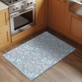 thumbnail image 2 of Gray Blue Dandelion Entryway Rug 2'x3'&nbsp; Non Slip Front Door Mats, Spring Flowers Modern Minimalist Entrance Rugs Indoor Outdoor Carpet, Washable Floor Mats Small Area Rug for Bedroom Kitchen, 2 of 8