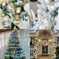 thumbnail image 5 of (Luces plateadas) Cinta de luces de hadas para árboles de Navidad, 16 pies / 5 m Luces de hadas con pilas Cinta LED para decoraciones de árboles de Navidad, para decoraciones navideñas Adornos para i JAMW Sencillez, 5 of 5