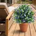 thumbnail image 6 of Artificial Potted Trees with Ground Stakes, 2026 New Artificial Outdoor Flowers with Stake, UV Resistant Vibrant Camellia Topiary Weatherproof for Home & Garden Decoration, 6 of 8