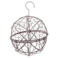 thumbnail image 1 of Rustic Iron Wire Ball Shape Frame Pot Hanging Planter 13cm NEW 13cm Ball Shape, 1 of 8