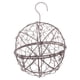thumbnail image 1 of Macetas colgantes de hierro, maceta de metal con forma de cesta para flores, para interiores y exteriores Forma de bola de 13 cm, 1 of 9