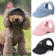 thumbnail image 2 of Pet Baseball Caps Cute Dog Sun Hats Puppy Wear-resistant Peaked Cap Summer Outdoor Sun-proof Universal Solid Oxford Caps ShopWise Round, 2 of 18