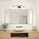 Artika Swirl Modern LED Bathroom Vanity Light Fixture, Black - image 2 of 5