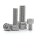 thumbnail image 1 of 5-50 Uds DIN912 M1.6 M2 M2.5 M3 M4 M5 M6 M8 304 A2 Acero inoxidable grado 12,9 negro hexagonal cabeza hueca hexagonal tornillo Allen, 1 of 4
