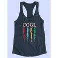 thumbnail image 3 of Cool Colorful Strips Racerback Tank Women -Image by Shutterstock, Female x-Large, 3 of 4