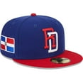 thumbnail image 1 of Men's New Era Blue Dominican Republic Baseball 2023 World Baseball Classic 59FIFTY Fitted Hat, 1 of 6