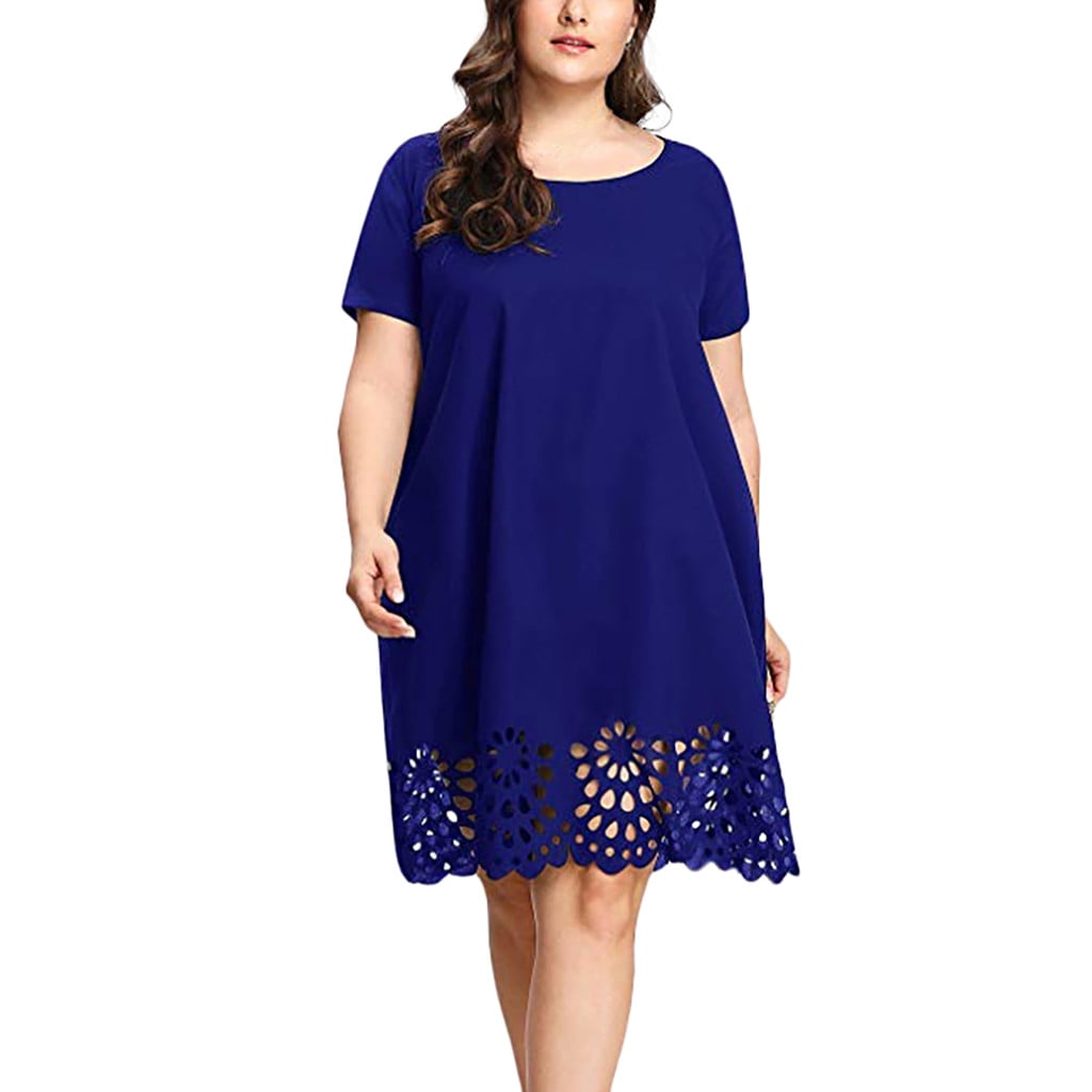 plus size denim dress walmart