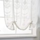 thumbnail image 4 of Cortina romana de panel transparente blanco para cocina, cortina de bistró, cortina bordada, 4 of 8