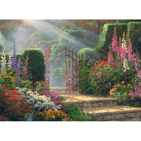 Kit de pintura con diamantes DIAMOND ART CLUB Garden of Grace