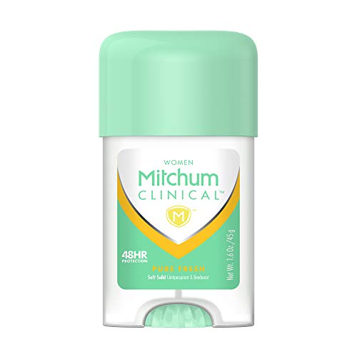 Mitchum Women Clinical Soft Solid Antiperspirant Deodorant, Pure Fresh