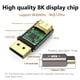 thumbnail image 4 of Adaptador DP a DP 8K60Hz 32,4 Gbps compatible con Displayport 1.4 chapado en oro para ordenador portátil, 4 of 7