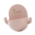 thumbnail image 2 of Monstrate Jabonera de baño montada en la pared, caja de drenaje de plástico para jabón, organizador creativo sin perforaciones para el hogar, inodoro, Juegos de accesorios de baño rosado Monstrate HA003243-03, 2 of 6