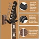 thumbnail image 4 of 2 Piezas Soporte para Guitarra Pared en Forma de U, Soporte de Pared para Guitarra, Colgr de Guitarras, con 8 Púas de Guitarra, para Fender, Acústica, Eléctrica Bajo, Mandolina y Banjo, 4 of 4
