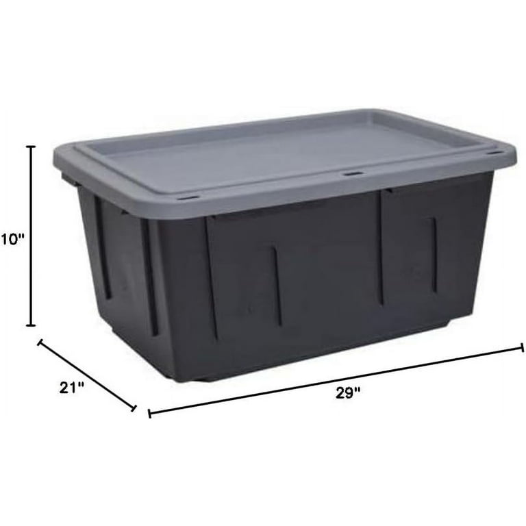 CX BLACK & YELLOW®, 27-Gallon Heavy Duty Tough Storage Container