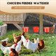 thumbnail image 5 of Comederos de Conejos y Pollos 20 Piezas para Jaula, Colgante Comedero Agua Pollos, PláStico PáJaros, Cuenco Semillas,, 5 of 5