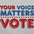 thumbnail image 3 of CafePress - Your Voice Matters Long Sleeve T Shirt - Womens Baseball Tee, 3 of 4