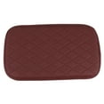 thumbnail image 1 of Funda del Consola Central del Coche Almohadilla del Consola Central con Bolsa de Almacenamiento 11.81"x7.09"x0.59" Cuero Nappa Rojo Oscuro, 1 of 1