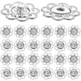 thumbnail image 1 of FESTFENDS 20pcs Durable Sewing Buttons Alloy Press Fasteners for Hats and Sweaters in Silver, 1 of 8