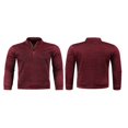 thumbnail image 4 of Men‘s Autumn Stand Collar Zipper Pullover with Long Sleeve, 4 of 5
