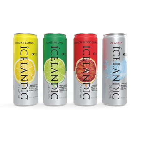 ICELANDIC GLACIAL SPARKLING FLAVORED CANS 10 PK LEMON