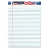 Tops Pride Writing Pad Legal/Wide 8 1/2 x 11 3/4 White 50 Sheets Dozen 75140