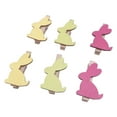 thumbnail image 6 of 6 Pcs Rabbit Wooden Clip Bunny Photo Clips Wooden Picture Clips Easter Ornaments Festive Wooden Clips Wooden Bunny Clothespins for Craft Pictures, 6 of 7
