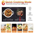 thumbnail image 5 of Xianers Electric Hob Touch Control 110 Volt Kitchen Stove Table Top Stove High-Power Electric Cooking Stove for Tin Foil Casserole High-Temperature Cookware practical, 5 of 10