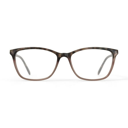 EV1 Ellen DeGeneres Women's Bette Square Prescription Eyeglasses with Case, Tortoise Gradient
